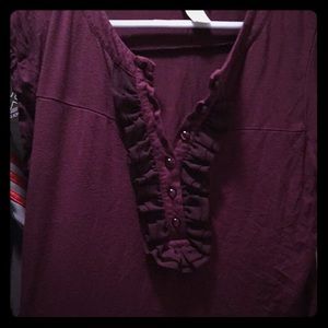 Deep purple dress shirt